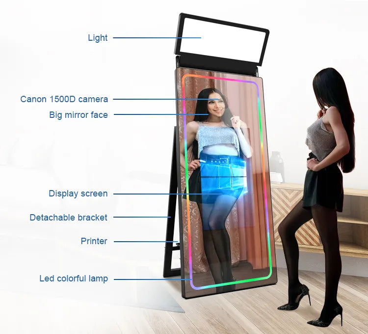 Magic Mirror Photo Booth Features