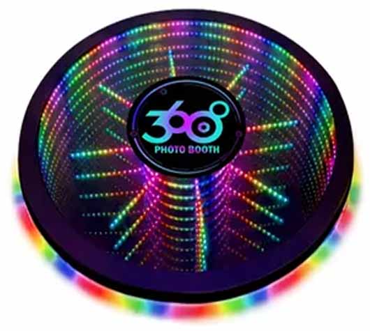 360 photo booth machine glass top base
